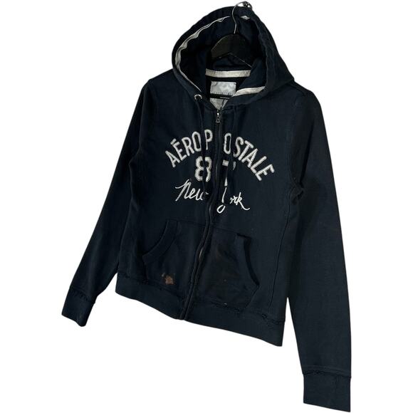 Women's Aeropostale Spellout Full Zip Hoodie - Picture 3 of 8